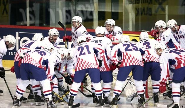 18.04.2016., Zagreb – Dom sportova, Svjetsko prvenstvo u hokeju, divizija 1, grupa B. Hrvatska – Ukrajina. Photo: Sanjin Strukic/PIXSELL