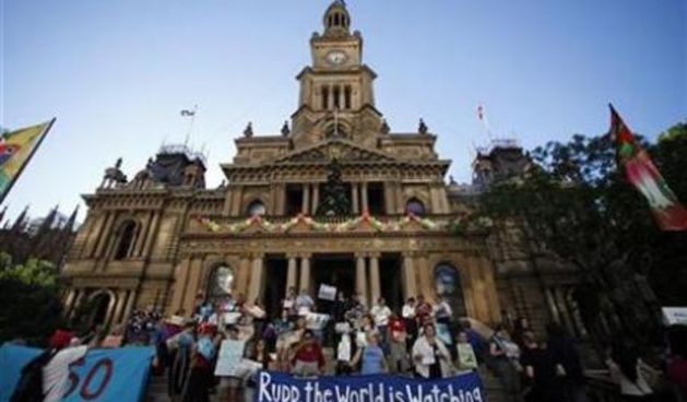 Australci izašli na ulice za sporazum u Kopenhagenu  (Foto: Reuters.com)