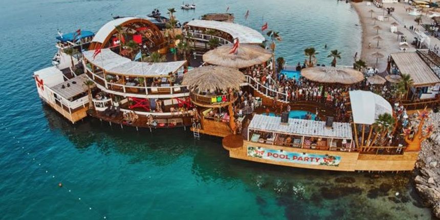 Noa Beach Klub Zrće iz zraka