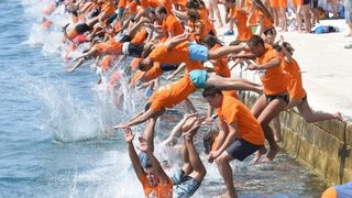 9. dm Millennium Jump za zadarske rive, Foto: Dino Stanin/PIXSELL 9. dm Millennium Jump za zadarske rive, Foto: Dino Stanin/PIXSELL