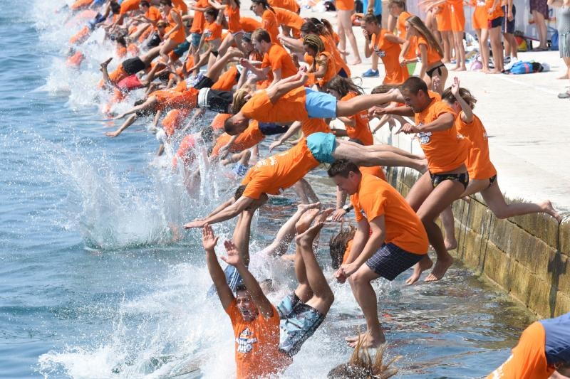 9. dm Millennium Jump za zadarske rive, Foto: Dino Stanin/PIXSELL 9. dm Millennium Jump za zadarske rive, Foto: Dino Stanin/PIXSELL