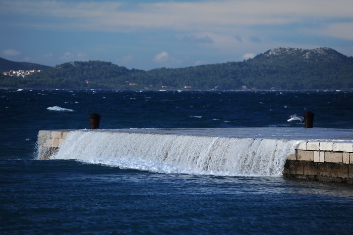 Zadar, 281212.
U Zadru trenutno puse jaka tramontana (sjeverozapadni vjetar) koji na rivi stvara zanimljive prizore. Unatoc jakom vjetru i valovima, trajekti i katamarani plove redovito.
Na fotografiji: detalj s rive.
Foto: Luka Gerlanc / CROPIX Zadar, 281212.
U Zadru trenutno puse jaka tramontana (sjeverozapadni vjetar) koji na rivi stvara zanimljive prizore. Unatoc jakom vjetru i valovima, trajekti i katamarani plove redovito.
Na fotografiji: detalj s rive.
Foto: Luka Gerlanc / CROPIX