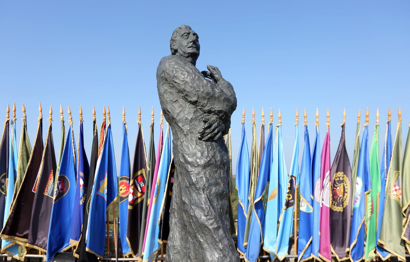 Generalna proba na kninskoj tvrđavi uoči svečane proslave 23. obljetnice VRO Oluja