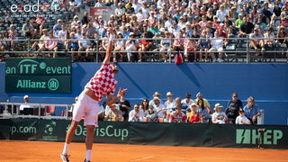 Davis Cup: Vruća navijačka atmosfera u meču Ćilića i Querreya