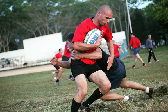 Trening zadarskih ragbijaša u Zemuniku (foto:Saša Čuka)