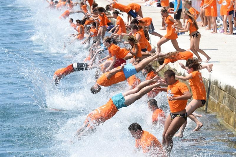 9. dm Millennium Jump za zadarske rive, Foto: Dino Stanin/PIXSELL 9. dm Millennium Jump za zadarske rive, Foto: Dino Stanin/PIXSELL