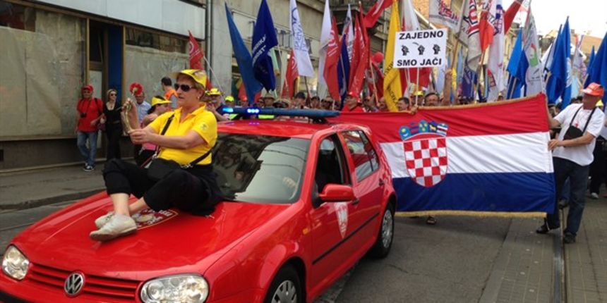 Dvadeset tisuća građana ustalo protiv nezaposlenosti i siromaštva, foto: tportal.hr