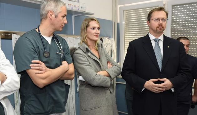 U Općoj bolnici Zadar svečano otvorena nova angio sala donacija dr. Freidoona Ghazija. Foto: Dino Stanin/PIXSELL