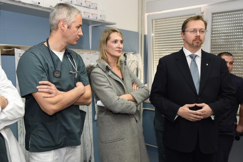 U Općoj bolnici Zadar svečano otvorena nova angio sala donacija dr. Freidoona Ghazija. Foto: Dino Stanin/PIXSELL U Općoj bolnici Zadar svečano otvorena nova angio sala donacija dr. Freidoona Ghazija. Foto: Dino Stanin/PIXSELL