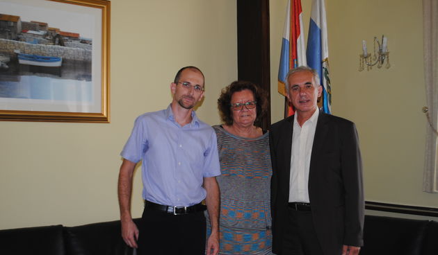 Ured župana: prijem Nives Kozulić i Stjepana Gverića