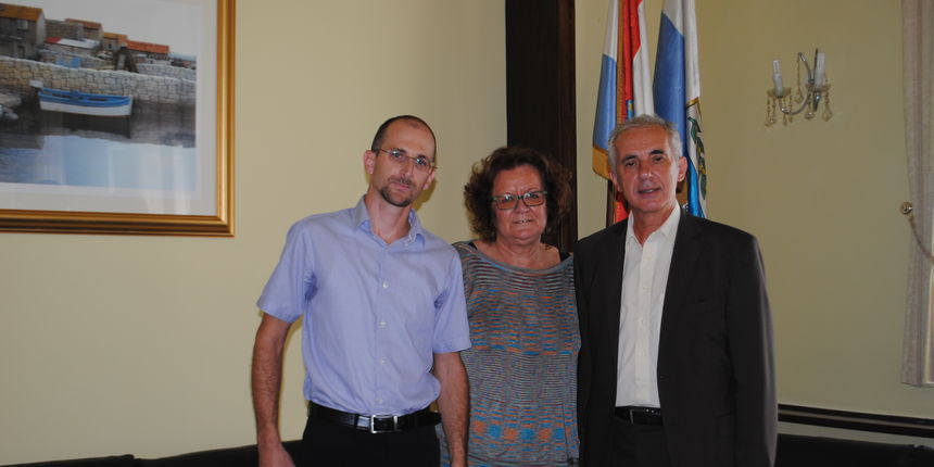 Ured župana: prijem Nives Kozulić i Stjepana Gverića Ured župana: prijem Nives Kozulić i Stjepana Gverića