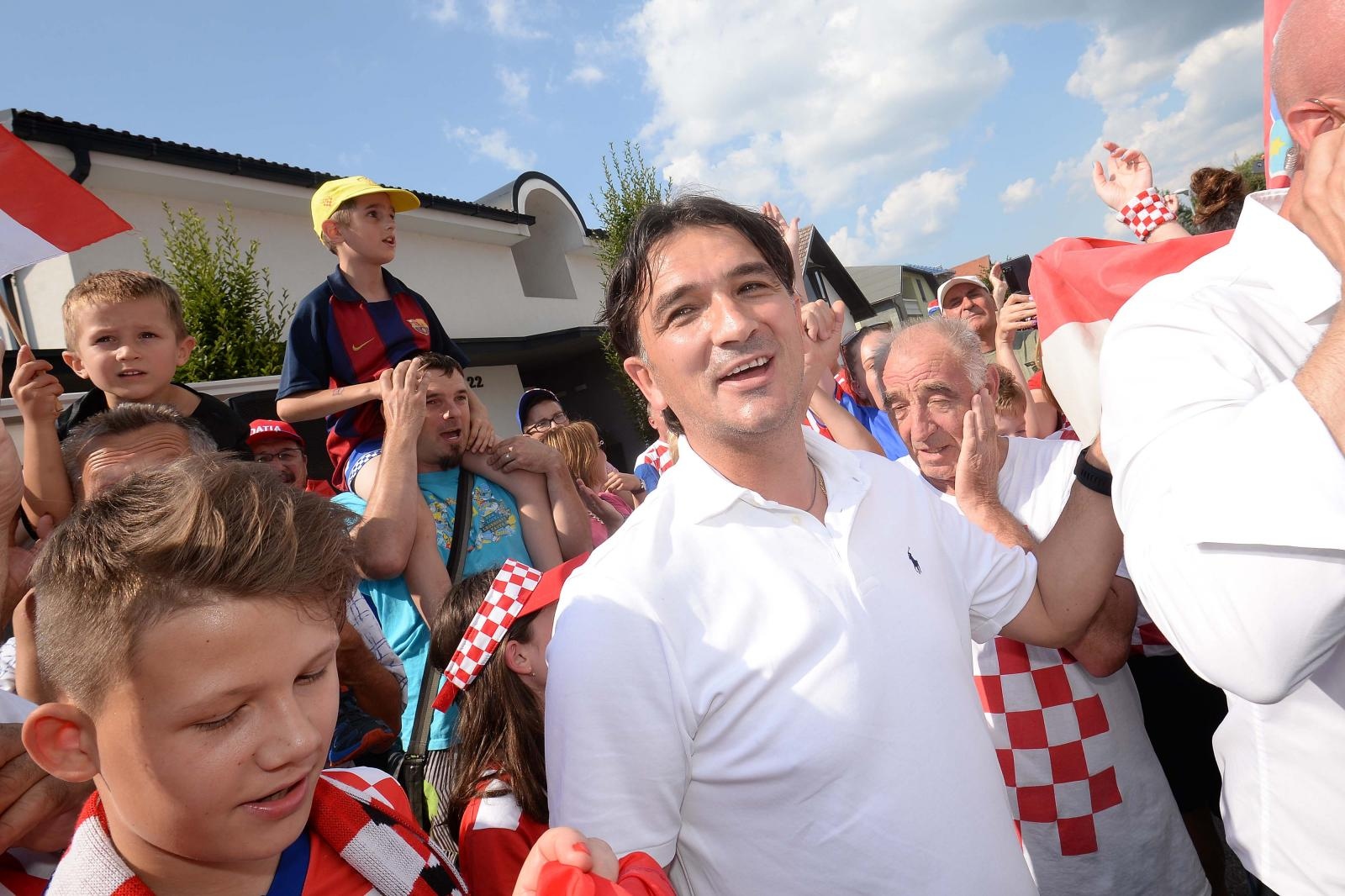 Doček Zlatka Dalića u Varaždinu