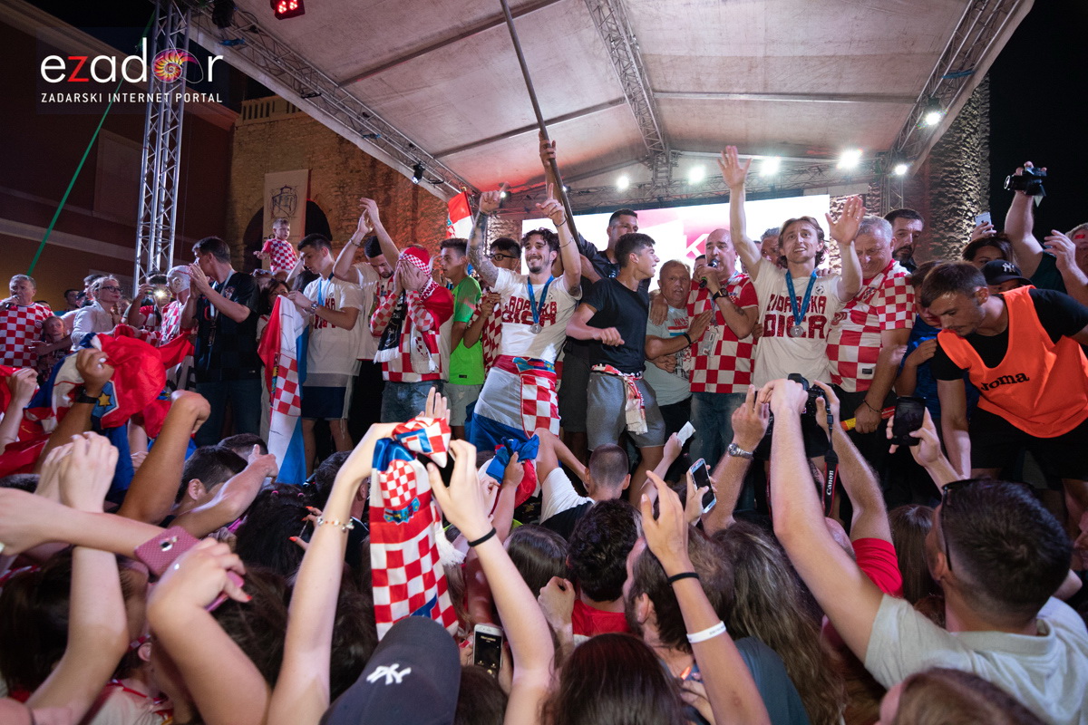 Veličanstven doček četvorice zadarskih Vatrenih