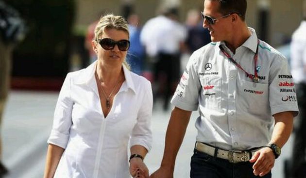 Corinna i Michael Schumacher, foto: twitter