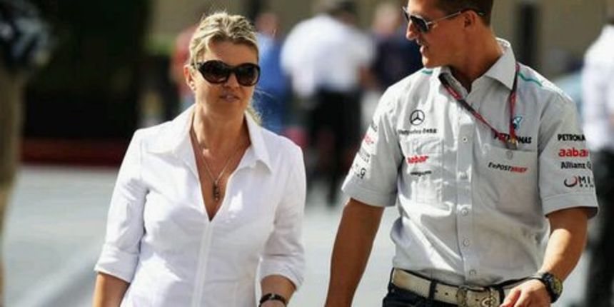 Corinna i Michael Schumacher, foto: twitter Corinna i Michael Schumacher, foto: twitter