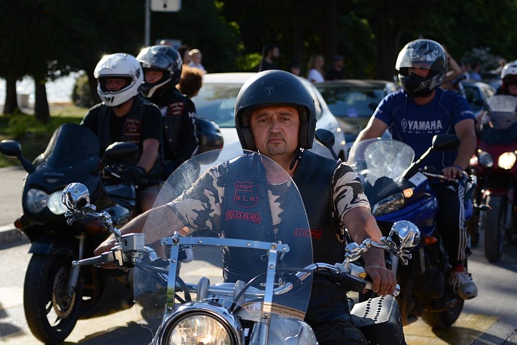 Defile bajkera ulicama Zadra u povodu 10. rođendana Moto kluba Beštije. Foto: Jadra NeveraZD Defile bajkera ulicama Zadra u povodu 10. rođendana Moto kluba Beštije. Foto: Jadra NeveraZD