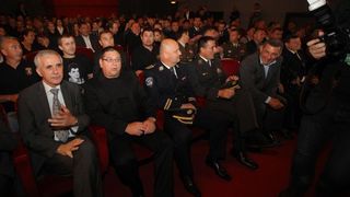 02.05.2014., Zadar – U HKK Zadar obiljezena je 20. godisnjice osnutka “Sepurina”, a svecanosti su prisustvovali generali Ante Gotovina i Mladen Markac, nacelnik policije Neven Paskvalin, zupan Stipe Zrilic te mnogi drugi uzvanici iz redova policije i vo 02.05.2014., Zadar – U HKK Zadar obiljezena je 20. godisnjice osnutka “Sepurina”, a svecanosti su prisustvovali generali Ante Gotovina i Mladen Markac, nacelnik policije Neven Paskvalin, zupan Stipe Zrilic te mnogi drugi uzvanici iz redova policije i vo