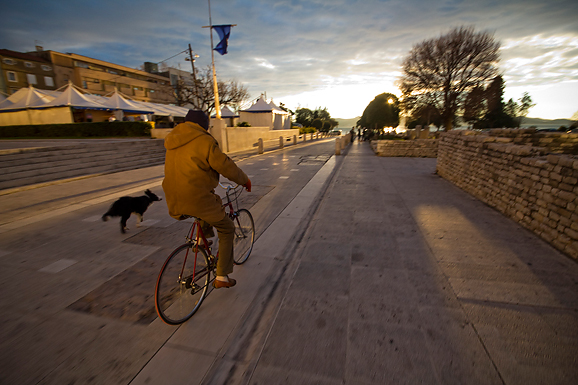 Zadarski suton 7. siječnja 2013. (foto:Saša Čuka)