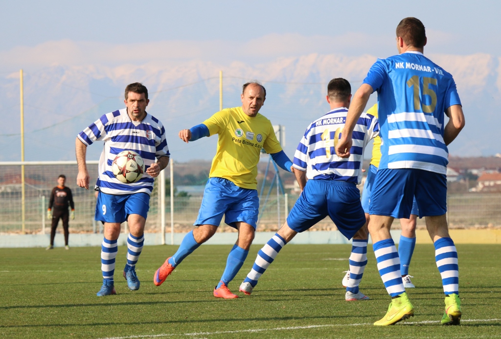 Derbi nogometne Lige veterana: Škabrnja – Mornar Vir