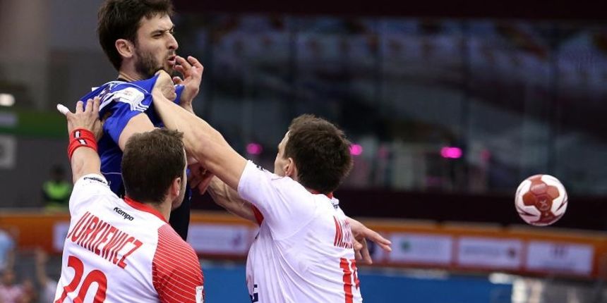 28.01.2015., Ali Bin Hamad Al Attiya Arena, Al Sadd, Doha, Katar – 24. svjetsko rukometno prvenstvo, cetvrtfinale, Hrvatska – Poljska. Marko Kopljar. Photo: Goran Stanzl/PIXSELL 28.01.2015., Ali Bin Hamad Al Attiya Arena, Al Sadd, Doha, Katar – 24. svjetsko rukometno prvenstvo, cetvrtfinale, Hrvatska – Poljska. Marko Kopljar. Photo: Goran Stanzl/PIXSELL