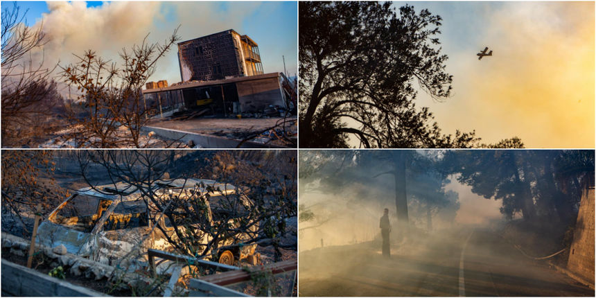 Stotine vatrogasaca drže liniju obrane na Pelješcu: ‘Požar je daleko od ugašenog’