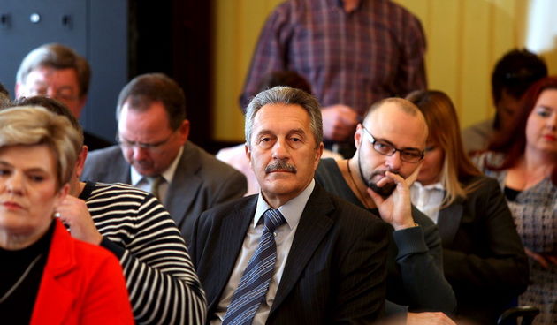 Zadar, 300113.Zgrada Zadarske zupanije na Poluotoku.U velikoj dvorani Zadarske zupanije jutros je odrzana sjednica Skupstine Zadarske zupanije. Na slici Veselko Cakic zupanijski vijecnik SDSS-a u Zadru.Foto: Jure Miskovic / CROPIX