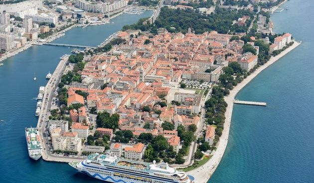 Zadar iz zraka, zračna panorama. Photo: Dino Stanin/PIXSELL