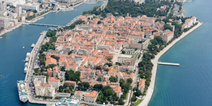 Zadar iz zraka, zračna panorama. Photo: Dino Stanin/PIXSELL Zadar iz zraka, zračna panorama. Photo: Dino Stanin/PIXSELL