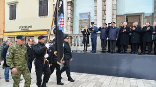Svečani mimohod postrojbi u povodu proslave 23. obljetnice VRO Maslenica. Foto: Iva Perinčić