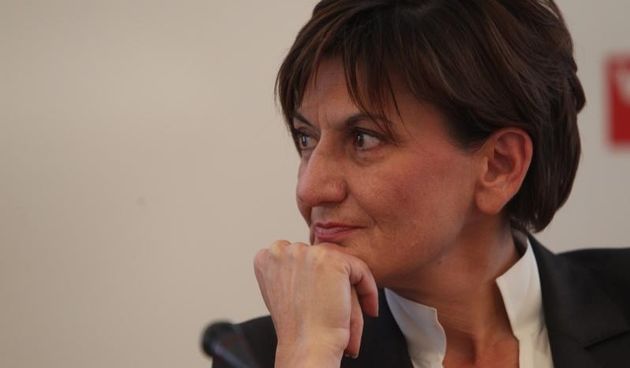 .Zagreb – Okrugli stol Vecernjeg lista BDP izmedju zelja i grube stvarnosti. U raspravi su ucestvovali Hrvoje Stojic, Hrvoje Zgombic, Martina Dalic i Ante Zigman. Moderator je bio Gojko Drljaca. Martina Dalic. Photo: Boris Scitar/Vecernji list/PIXSELL