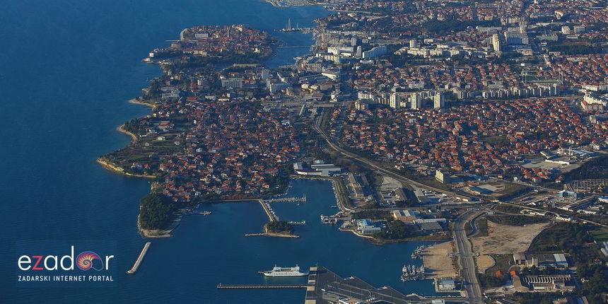 Zadar iz zraka, panorama Zadra Zadar iz zraka, panorama Zadra