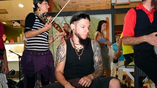 Performeri Saraswati na KalelargArt-u ; foto Iva Perinčić Performeri Saraswati na KalelargArt-u ; foto Iva Perinčić