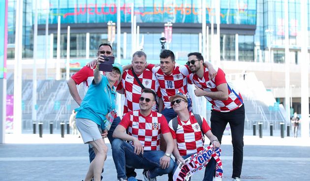 hrvatski navijači, london, euro