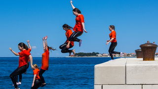 Ludijada maturanata na zadarskoj rivi 17. svibnja 2016. Foto: Bojan Bogdanić