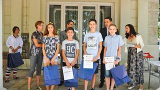 Zamjenik župana primio nagrađene učenike Zamjenik župana primio nagrađene učenike