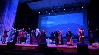 U koncertnoj dvorani Vatroslav Lisinski odrzana je premijera mjuzikla Mirakul. Photo: Marko Lukunic/PIXSELL U koncertnoj dvorani Vatroslav Lisinski odrzana je premijera mjuzikla Mirakul. Photo: Marko Lukunic/PIXSELL