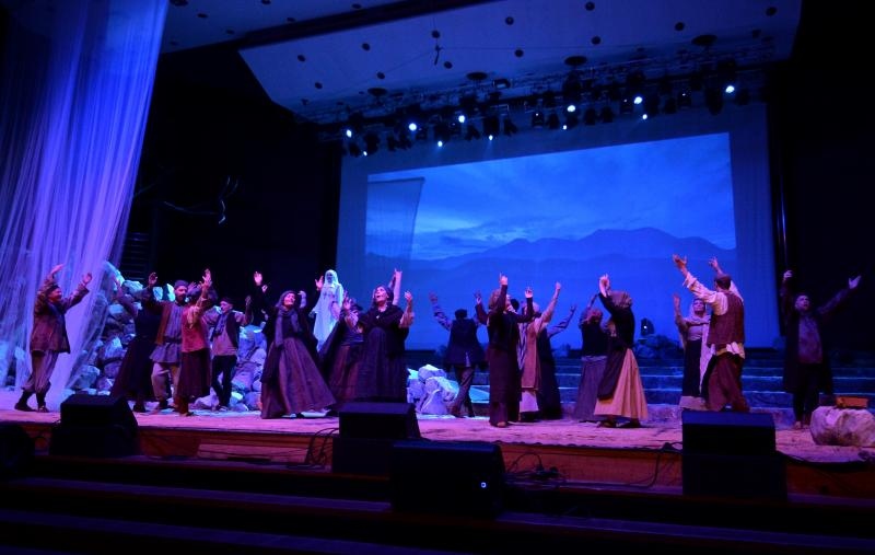 U koncertnoj dvorani Vatroslav Lisinski odrzana je premijera mjuzikla Mirakul. Photo: Marko Lukunic/PIXSELL U koncertnoj dvorani Vatroslav Lisinski odrzana je premijera mjuzikla Mirakul. Photo: Marko Lukunic/PIXSELL