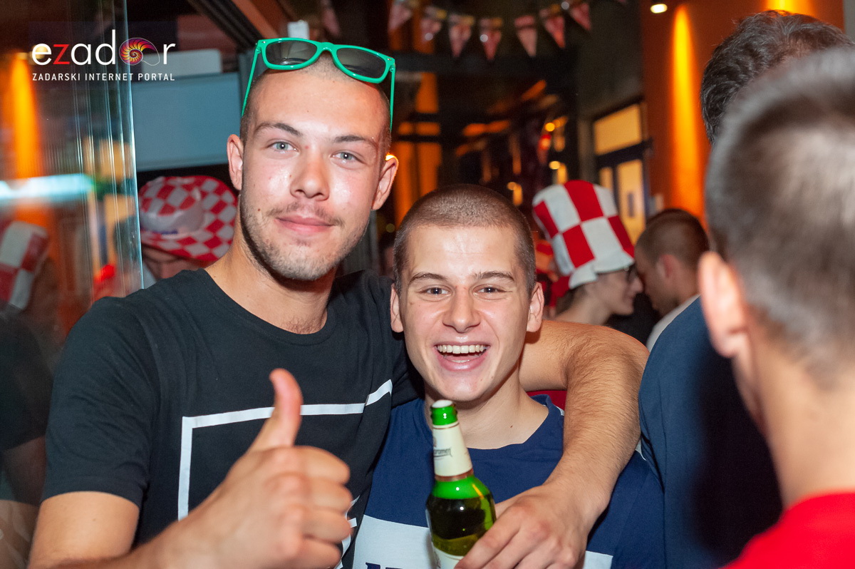 Zadar je gorio: Velika fešta nakon plasmana Vatrenih u finale Svjetskog prvenstva