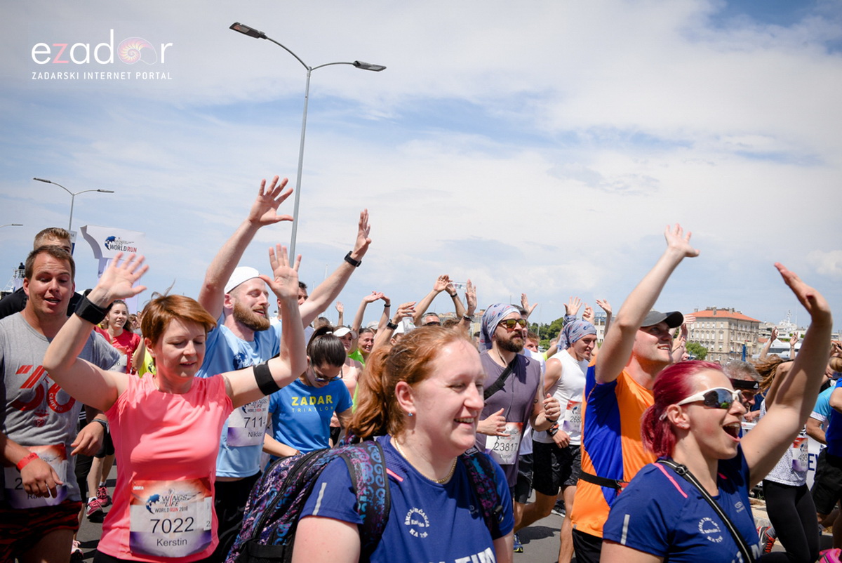 Start utrke Wings for Life World Run Zadar 2018.