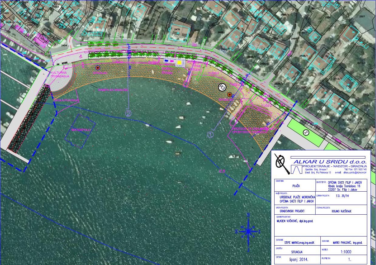 Planovi za uređenje plaže Morovička u Turnju Planovi za uređenje plaže Morovička u Turnju