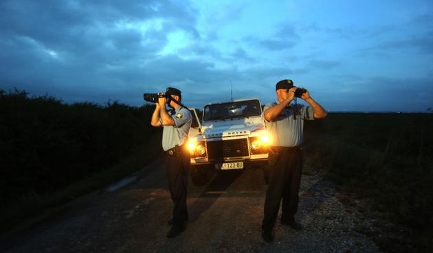 Granicni prijelaz Tovarnik i Bajakovo, kvalitetno opremljena granicna policija nadzire granicu sa Srbijom i kontrolira prelazak drzavne granice. Photo: Marko Mrkonjic/PIXSELL