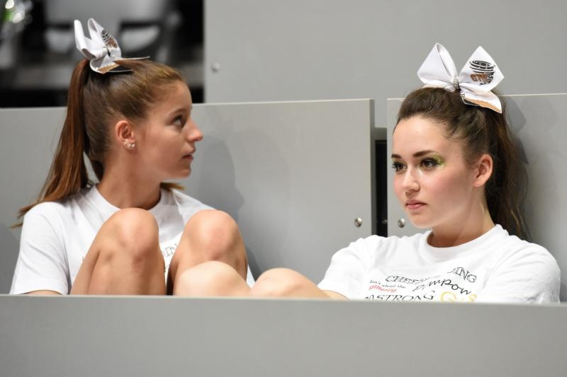 Zadar – U dvorani Krese Cosica na Visnjiku otvoreno je Europsko prvenstvo navijacica “European cheerleading championships 2015”. Danas i sutra svoje ce plesno akrobatske vjestine pokazati vise od 1500 natjecateljica. Photo: Dino Stanin/PIXSELL Zadar – U dvorani Krese Cosica na Visnjiku otvoreno je Europsko prvenstvo navijacica “European cheerleading championships 2015”. Danas i sutra svoje ce plesno akrobatske vjestine pokazati vise od 1500 natjecateljica. Photo: Dino Stanin/PIXSELL