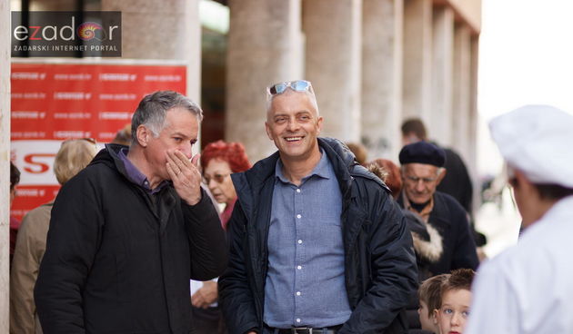 Đir po gradu, petak 24. studenog 2017. – Dan Grada Zadra. Pero Perić i Renato Kraljev