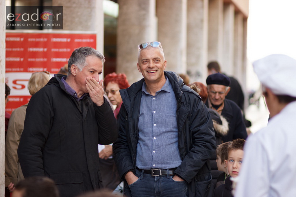 Đir po gradu, petak 24. studenog 2017. – Dan Grada Zadra. Pero Perić i Renato Kraljev