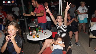 Bibinje: Navijanje za Vatrene i fešta nakon pobjede nad Engleskom