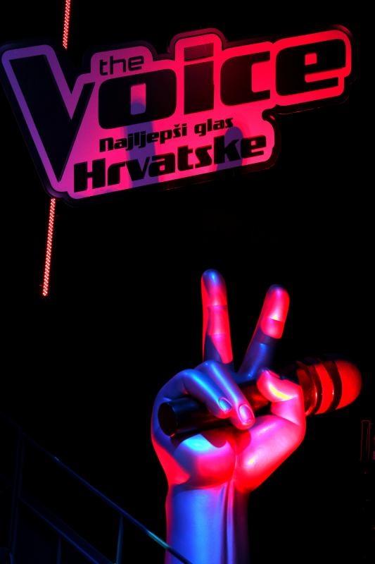 Najavljena druga sezona glazbenog showa The Voice – najljepši glas Hrvatske.  Voditelji Iva Šulentić i  Ivan Vukušić, žiri Ivan Dečak, Tony Cetinski, Indira Levak i Jacques Houdek. Photo: Anto Magzan/PIXSELL