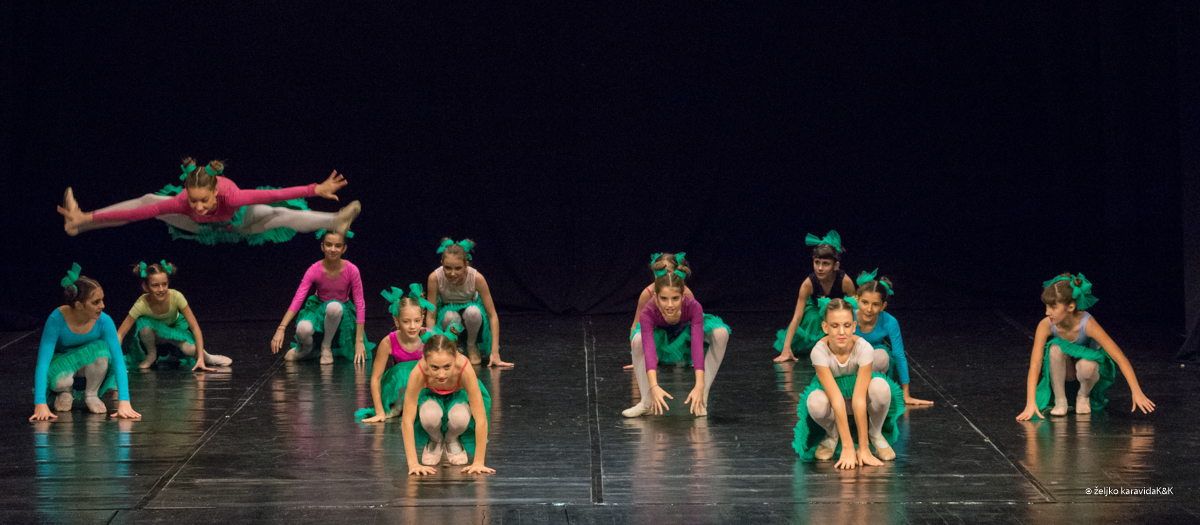 Božićna čestitka plesnog odjela Glazbene škole Blagoje Bersa
