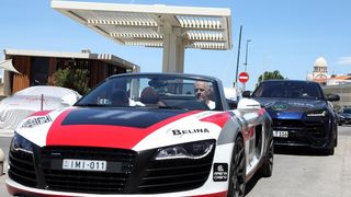 Šibenik: Sportski automobili u sklopu projekta “Pink Wing” zaposjeli gradsku rivu