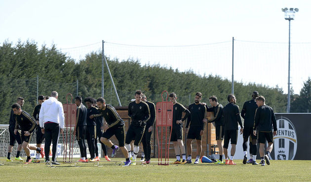 Trening Juventusa uoči utakmice s Bayernom, foto: tuttosport/lapresse