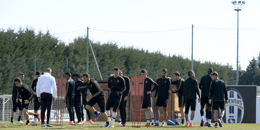 Trening Juventusa uoči utakmice s Bayernom, foto: tuttosport/lapresse